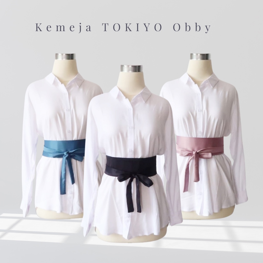 Zelonica Kemeja Tokiyo Obby Bahan Rayon Premium