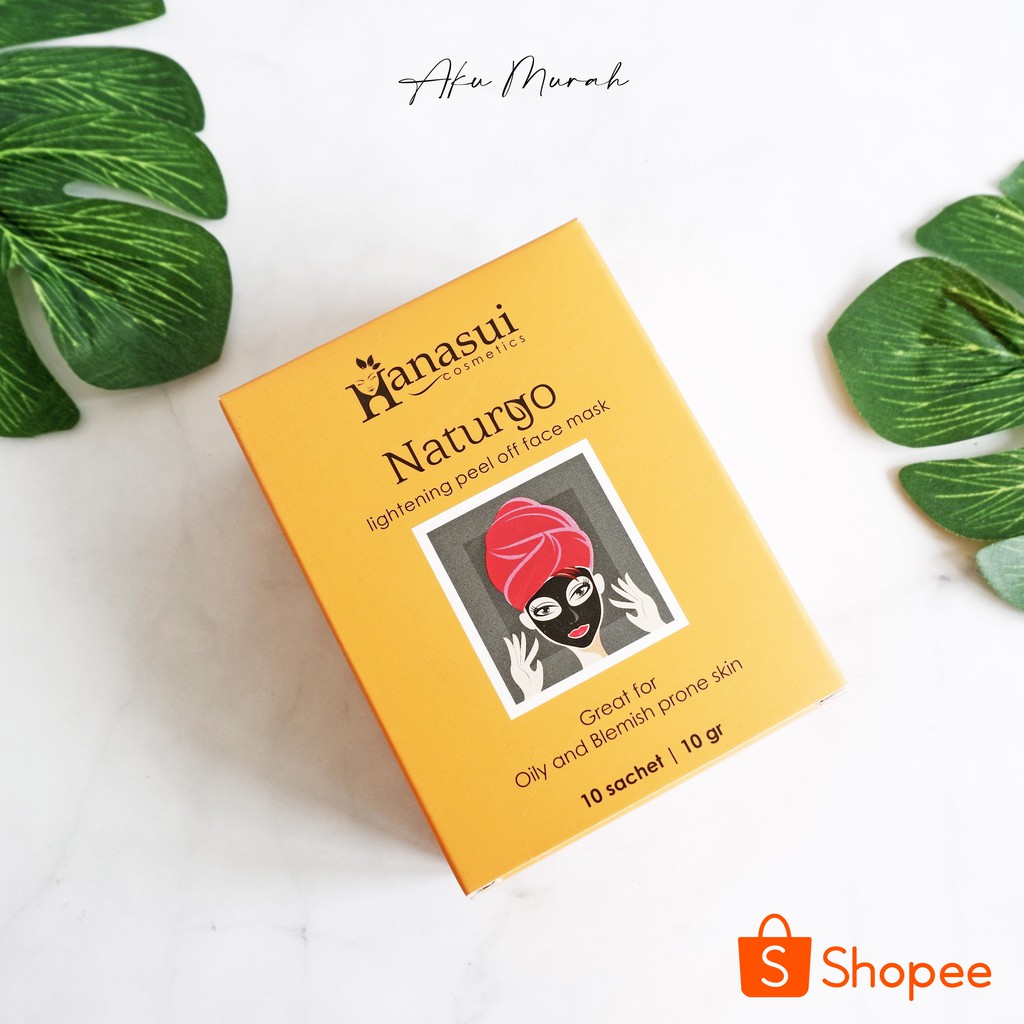 ✨ AKU MURAH ✨Naturgo BPOM / Hanasui Naturgo / Masker Lumpur / 100% Original