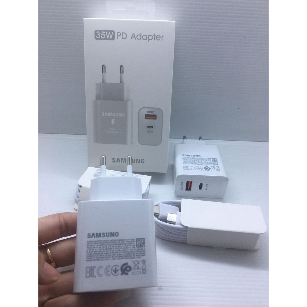 Charger Samsung S22 35 Watt ORI Super Fast Charging kabel tipe c to tipe c / charger samsung A32 / A02S / A51 / M21 / M62