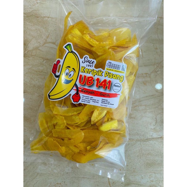 

Kripik pisang + netto 250 gr