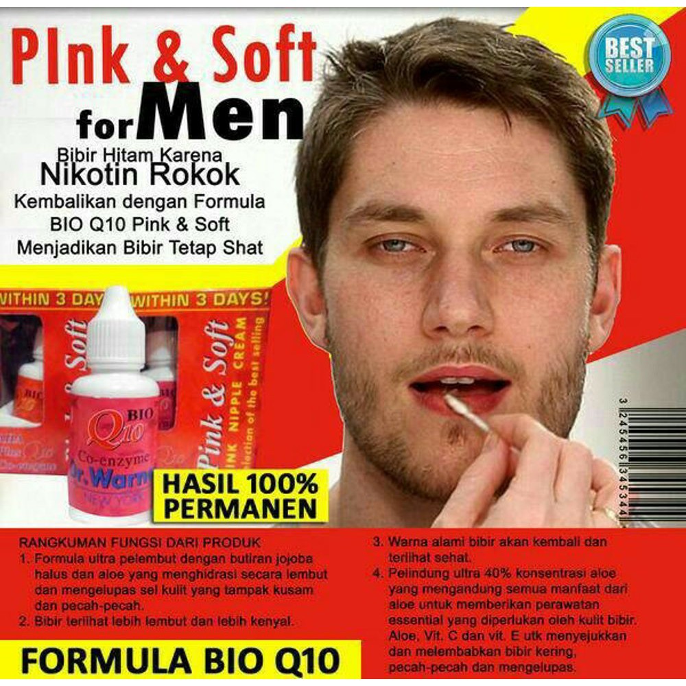 Pink Soft Cream Pemerah Bibir Dan Puting Alami Aman Shopee