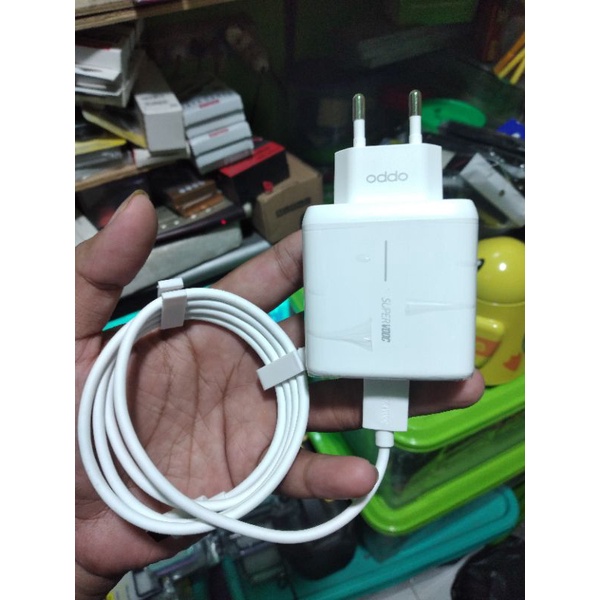 charger original 100% oppo 65 watt type c
