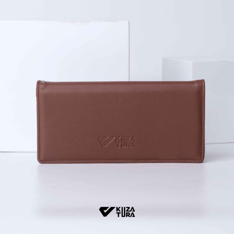 Dompet Panjang Pria Cowok Laki Laki Kulit Asli Sintetis Murah Branded Original Fashion Dompet Pria Bahan Kulit PU JP49 Panjang Treasure Series