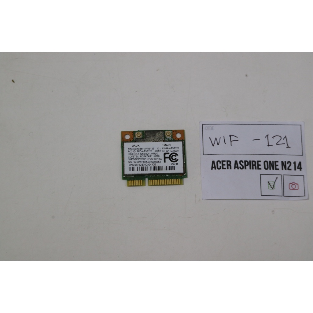 Wifi Card ACER ASPIRE ONE N214 WIF-121