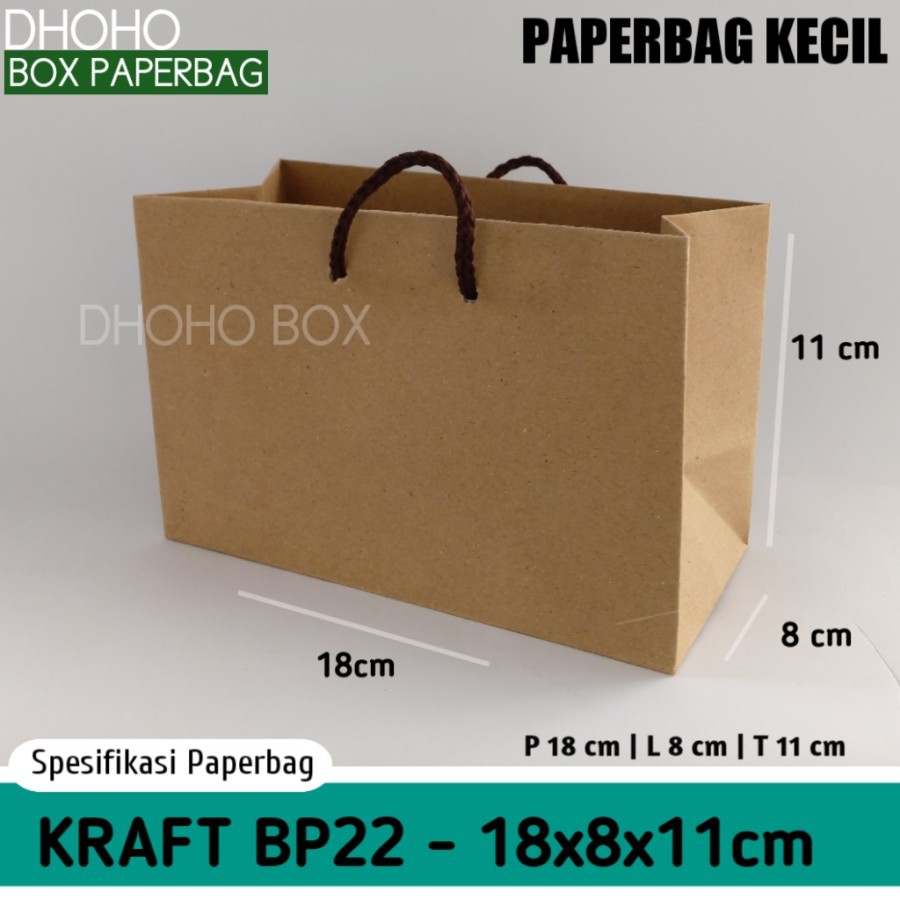 

ISI 12 BIJI paper bag kecil murah bp22 | tas kertas tas kosmetik | paperbag polos