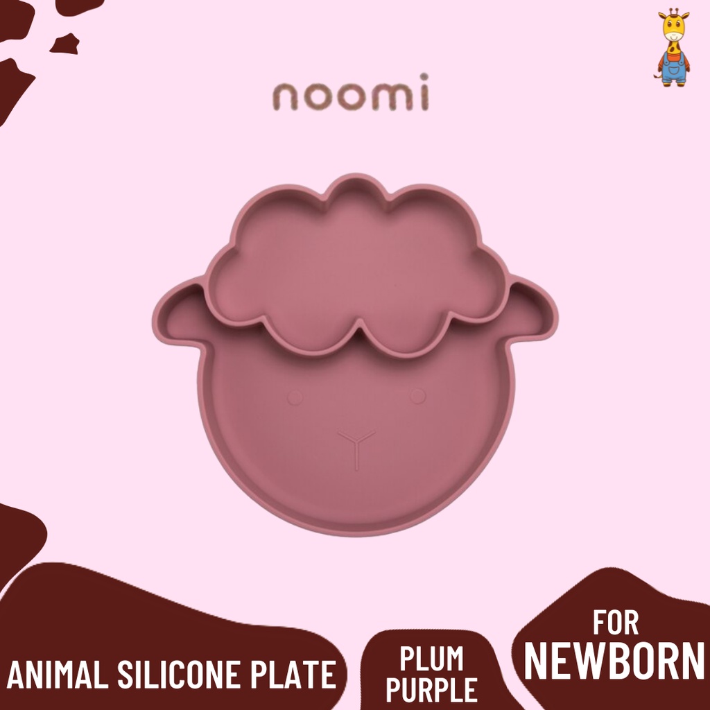 Noomi Animal Silicone Plate - Piring Makan Bayi