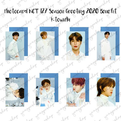 [READY / SET] 127 2020 SEASON GREETING KTOWN4U BENEFIT NSEO PHOTOCARD FAN MADE UNOFFICIAL SG YANGPAS