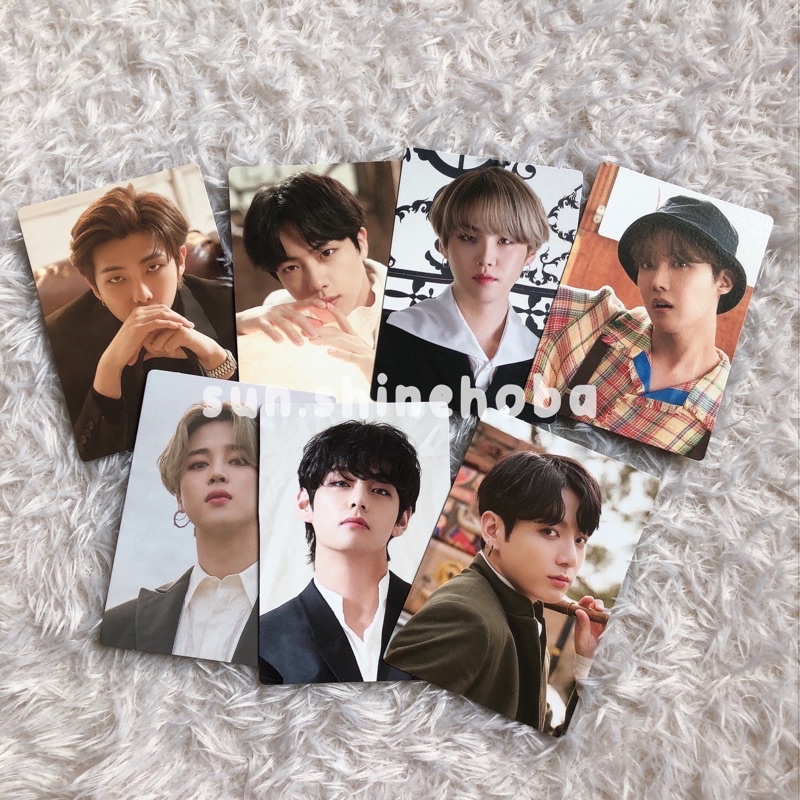 BTS ARMY membership kit 7th - photocard. rm jin suga jhope jimin taehyung jungkook