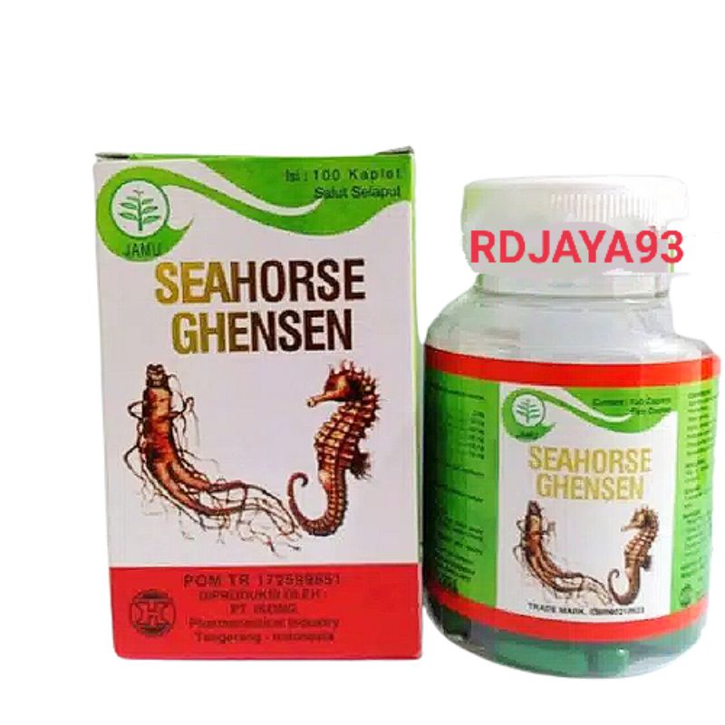 Seahorse Ghensen - Obat ginjal cap kuda laut dan ginseng