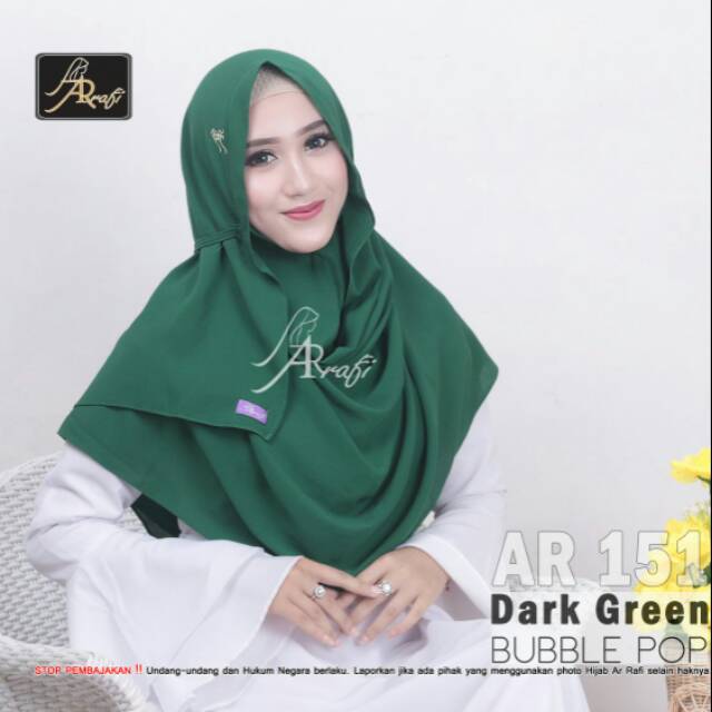 30+ Ide Hijab Arrafi Warna Hijau Army