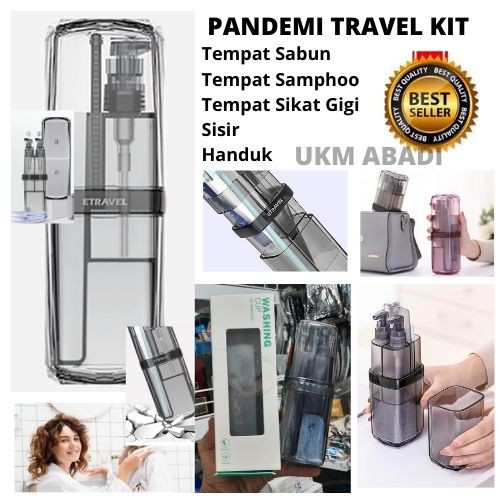 Travel Kit Toiletries Portabel Tempat Sabun Sisir Handuk Luxury 111153