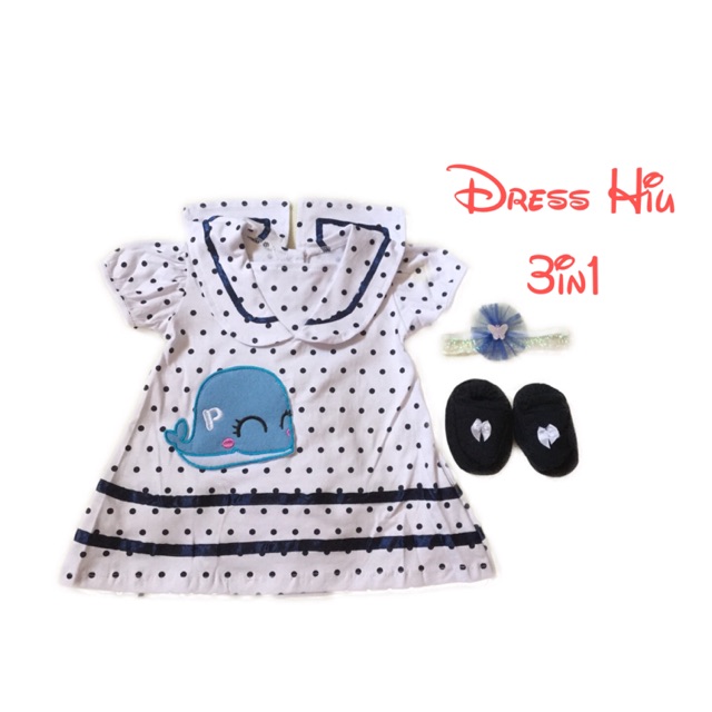 Dress SNI Baby Hiu Baby 3 - 12 bulan