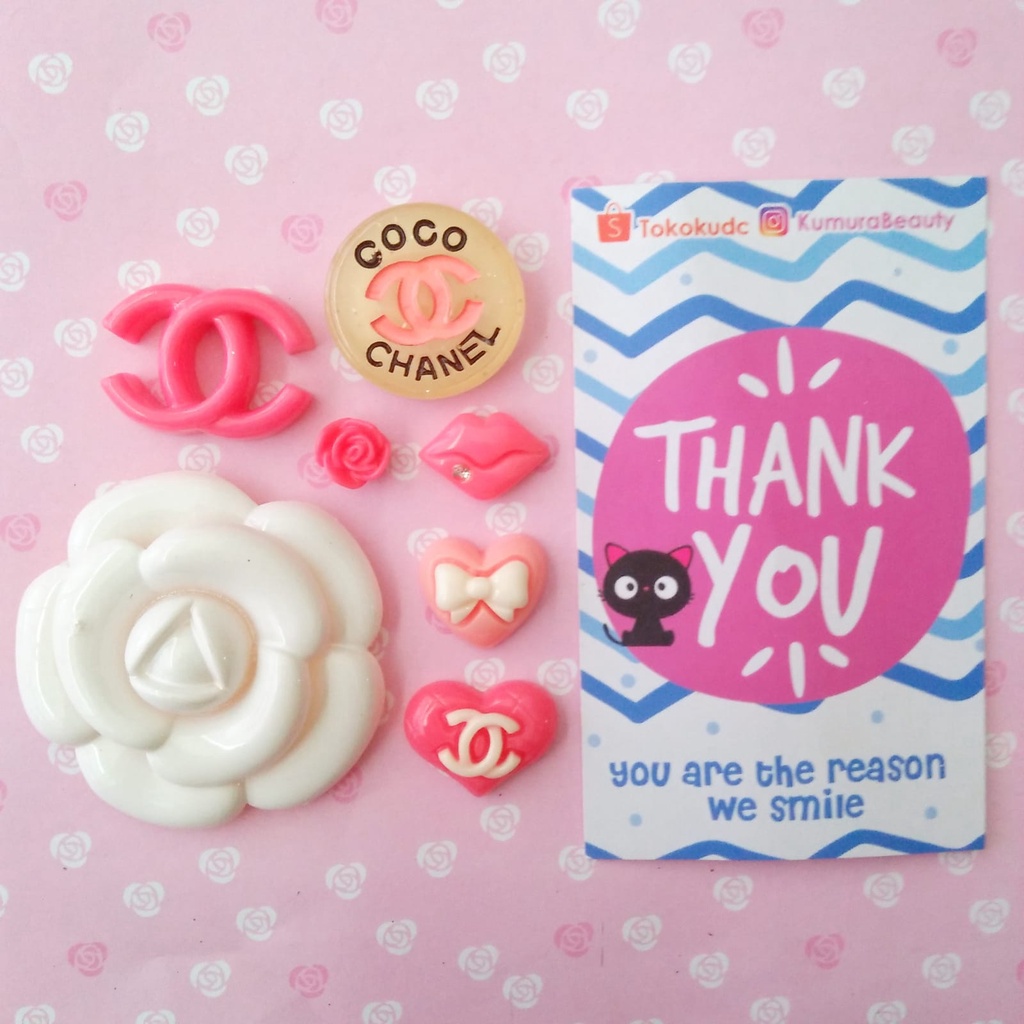 DEKORASI SLIME / CLAY / NAIL ART DECODEN ANNA SUI / MICKEY /  FUN ANIMAL/ ENGLISH FLOWER / CUTE ANIMAL