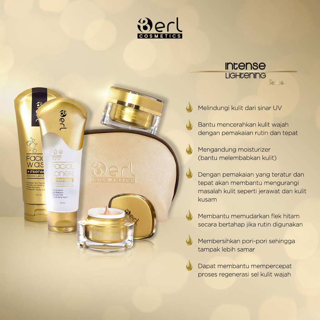B Erl Paket Perawatan Lightening Series Untuk Semua Jenis Kulit