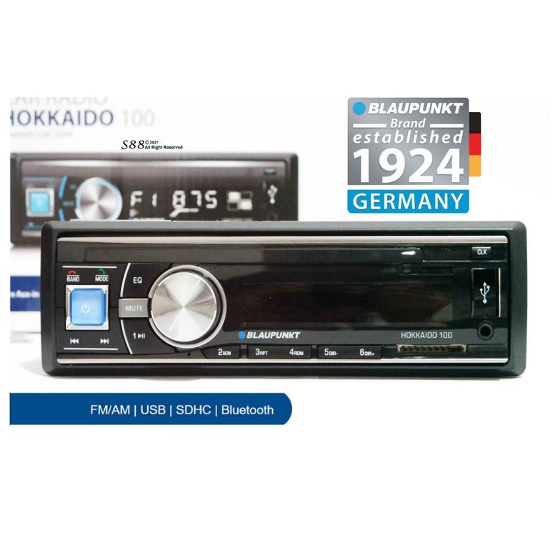 Single Din Blaupunkt Hokkaido 100 Bluetooth