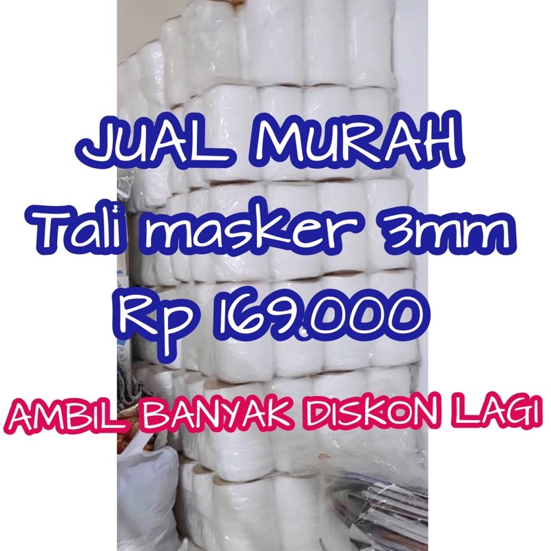 tali masker karet tali masker elastis tali masker hijab
