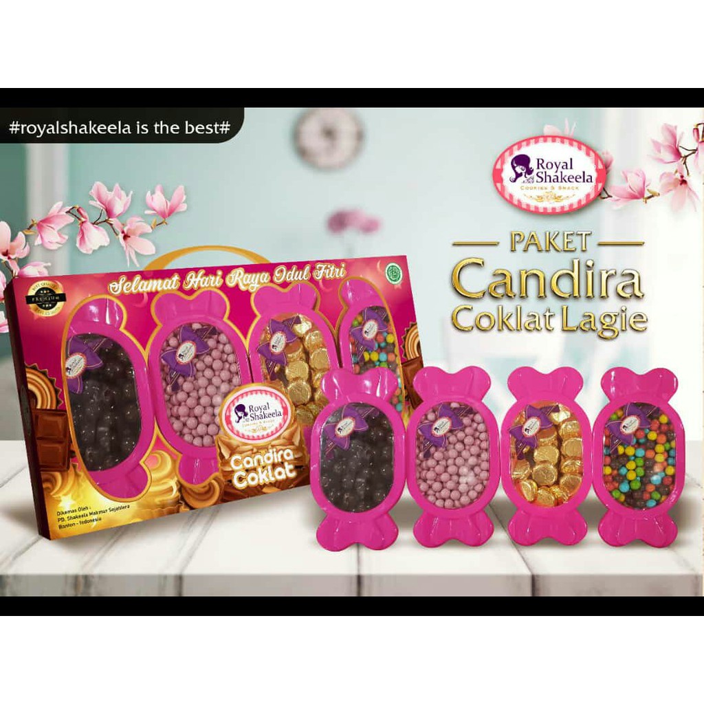 

PROMO...!!! PAKET KUE LEBARAN KUE KERING ROYAL SHAKEELA CANDIRA COKELAT LAGIE