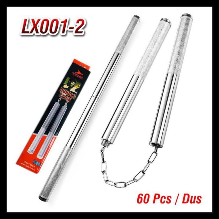 double stick tongkat besi bela diri