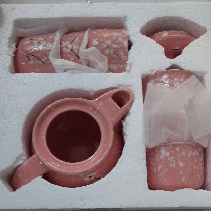 Jual Tea Pot Set Sakura Bahan Keramik Baru