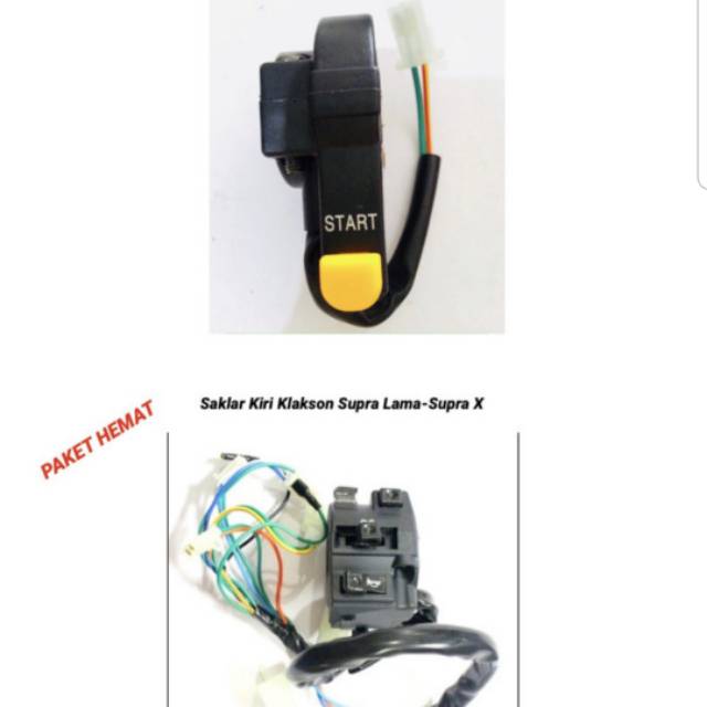 Saklar kanan kiri handel switch starter klakson set supra lama