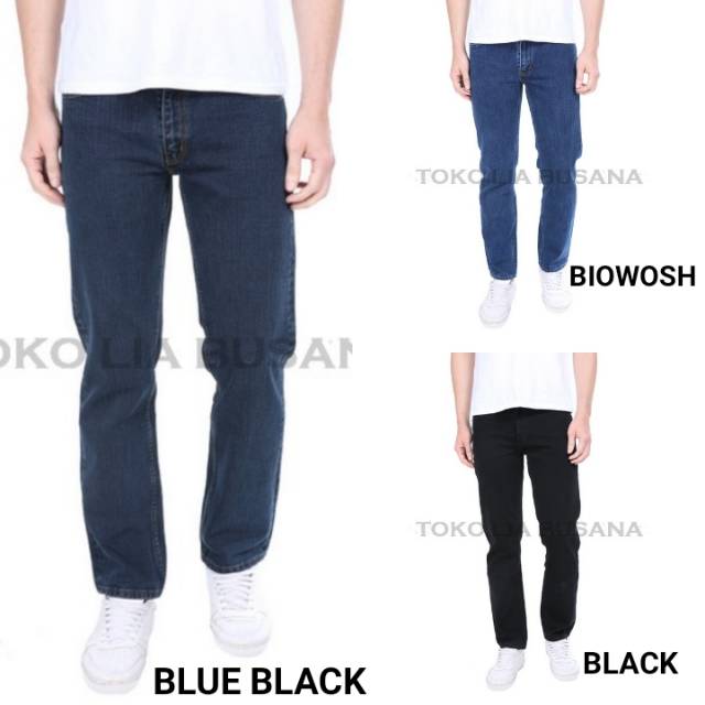  Celana  Jeans Pria Fallas  Standar Fit Big Size Jumbo Ukuran 