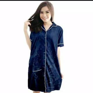 DST Satin  Embos  Sleepwear Baju  Tidur  Daster Wanita Dewasa 