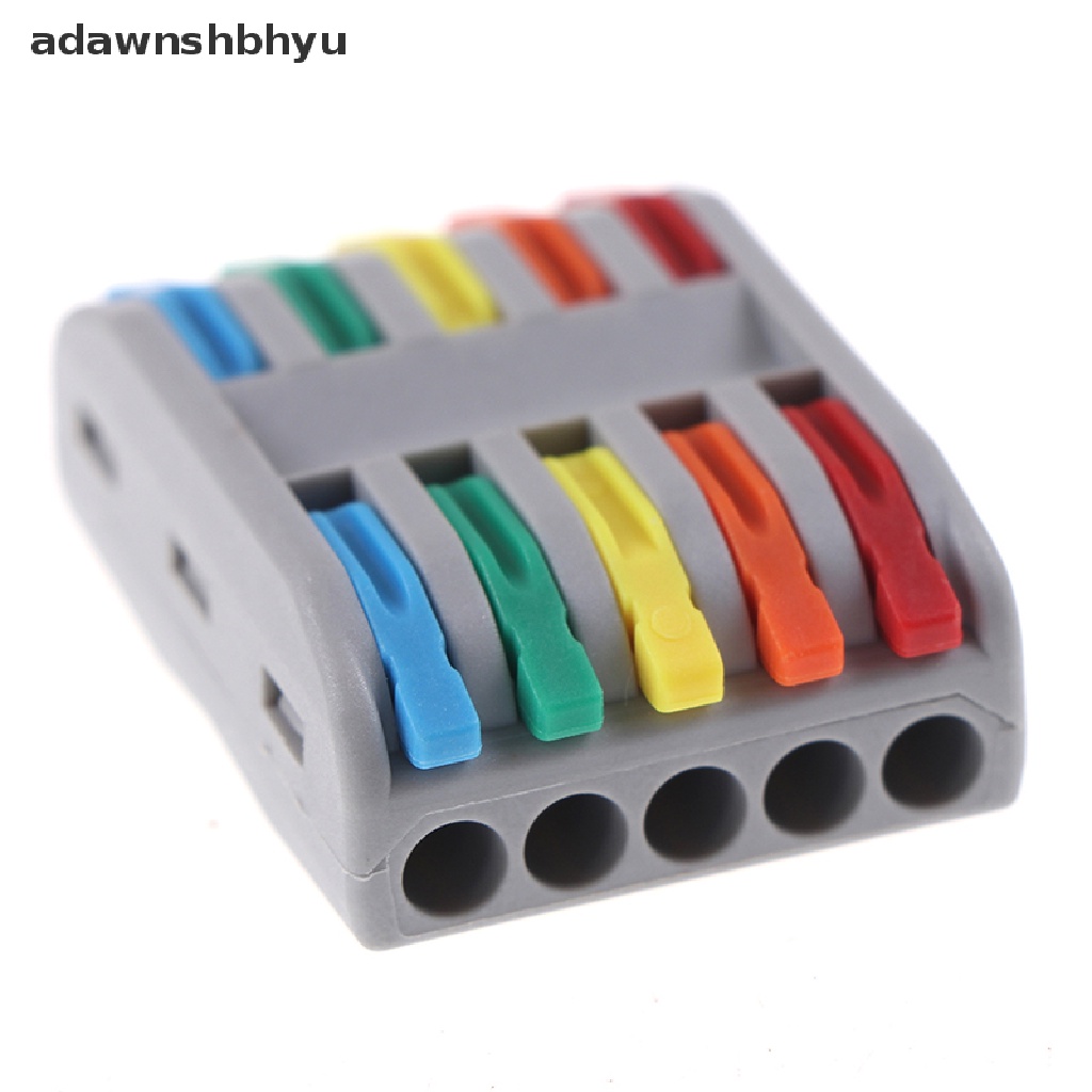 Konektor Kawat adawnshbhyu 5PCS PCT-222 Terminal Block Conductor SPL-2/3Termina Push-In