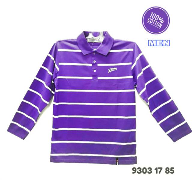 KAOS SALUR PRIA LENGAN PANJANG PAKAI KANCING