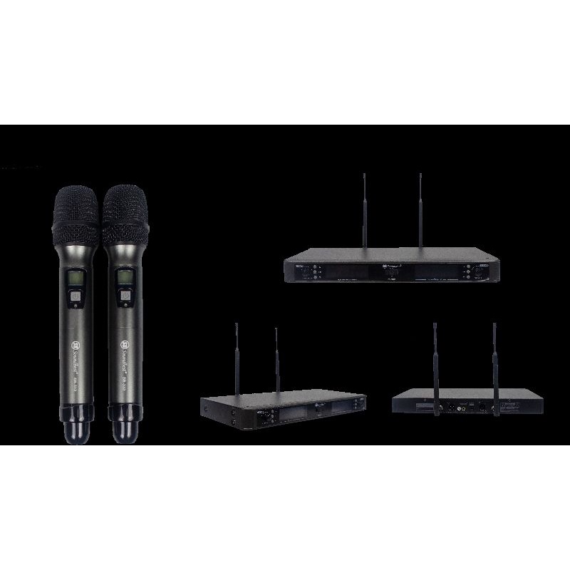MICROPHONE WIRELESS 2 HANDLE ORIGINAL SOUNDBEST SB 333 MIC WIRELES 2 PEGANG