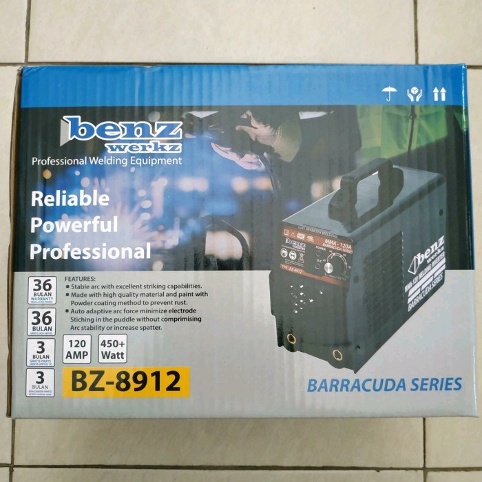 Mesin Las Listrik Inverter Welding 450W 450 W Watt Benz Barracuda