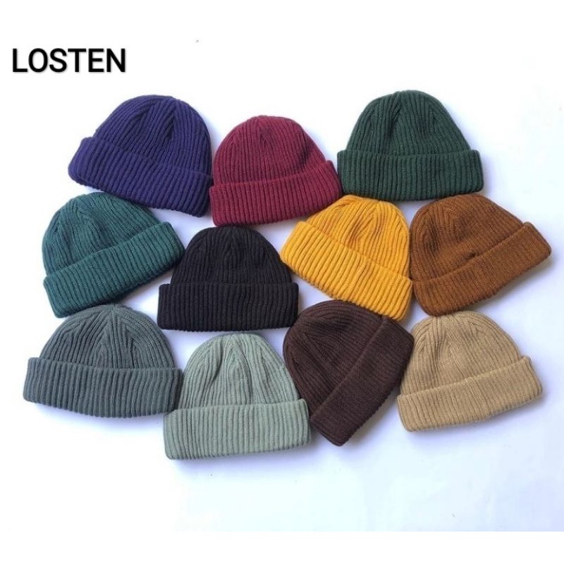 ASLI...KUPLUK POLOS TEBAL | KUPLUK DISTRO | KUPLUK DEWASA | BEANIE HAT | SHORT BEANIE HAT