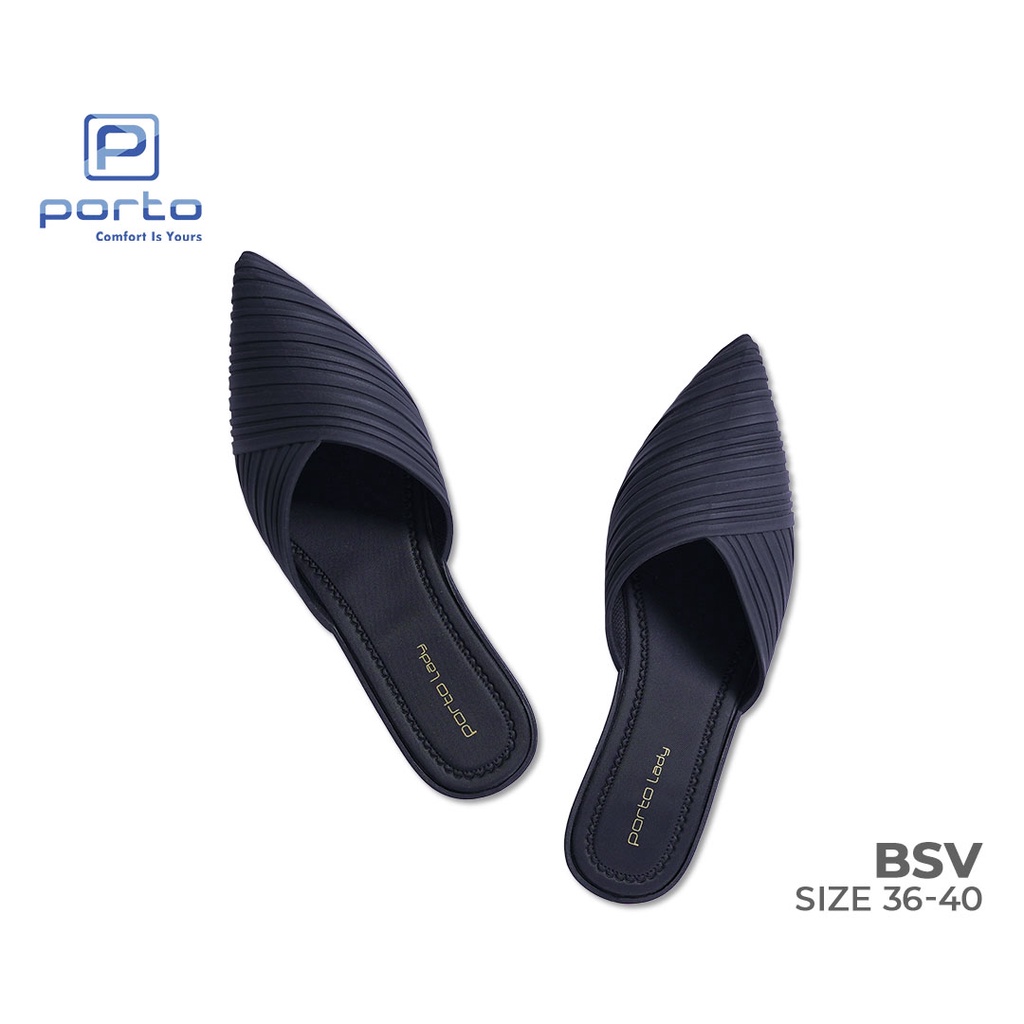 BSV - Porto Leveling Sepatu Kantor Wanita Korea Karet Casual Nyaman Terbaru Porto Lady