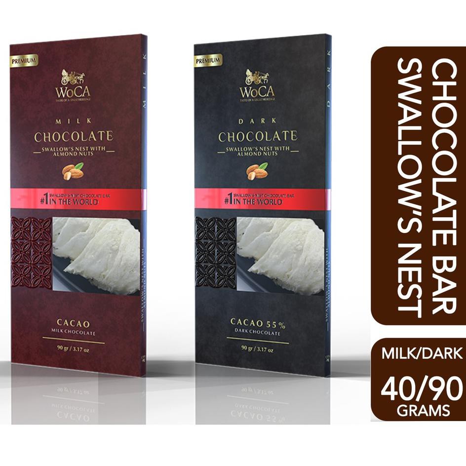 

Best Produk 7N089 WoCA Coklat Walet Bird Swallow Nest Chocolate Bar Premium Dark or Milk 69 Best Sel