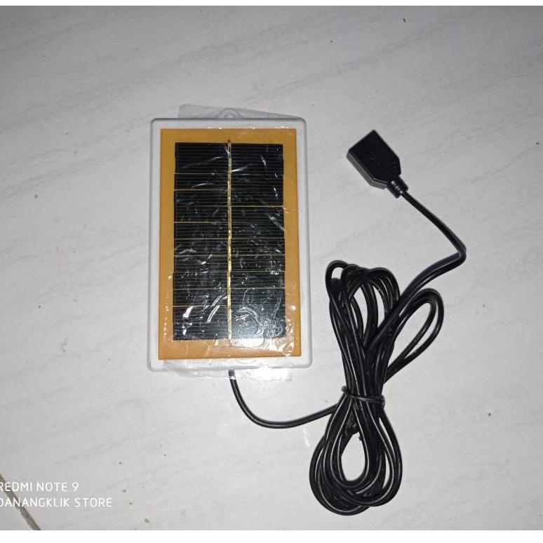 [KODE PRODUK W2153] Emergency charger Hp Solar cell mini panel tenaga surya