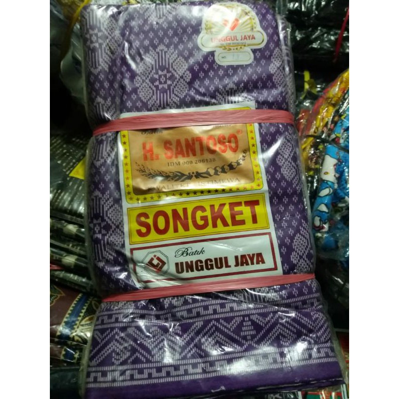 KAIN SONGKET H.SANTOSO UNGGUL JAYA