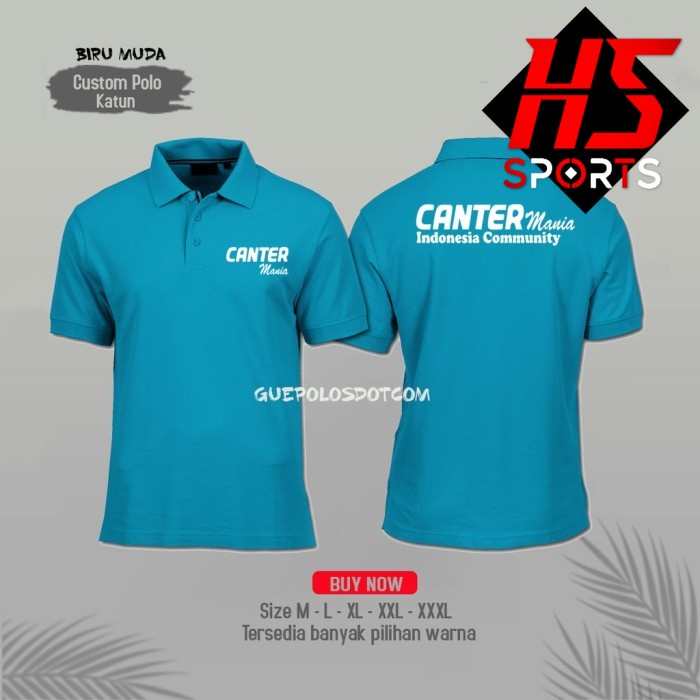 Poloshirt - Kaos Polo Canter Mania - baju Kerah CANTER MANIA