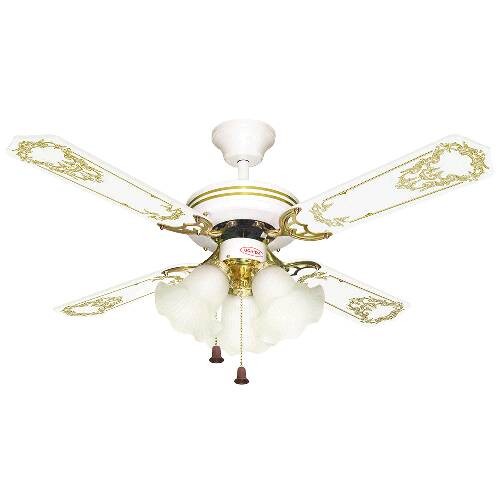 Kipas Angin Gantung Plafon Uchida CF 125 Ceiling Fan 3 Lampu