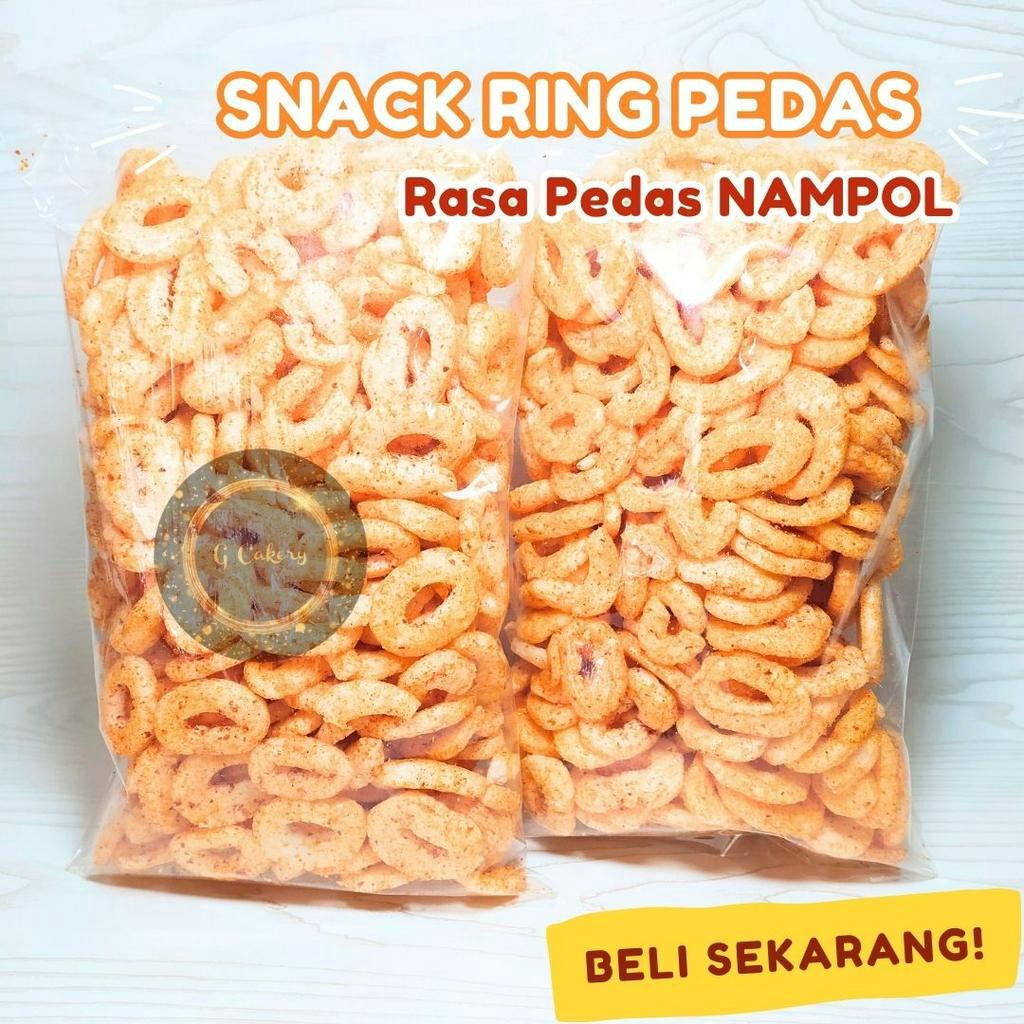 

Kerupuk Snack Ring Koin Pedas 250gr