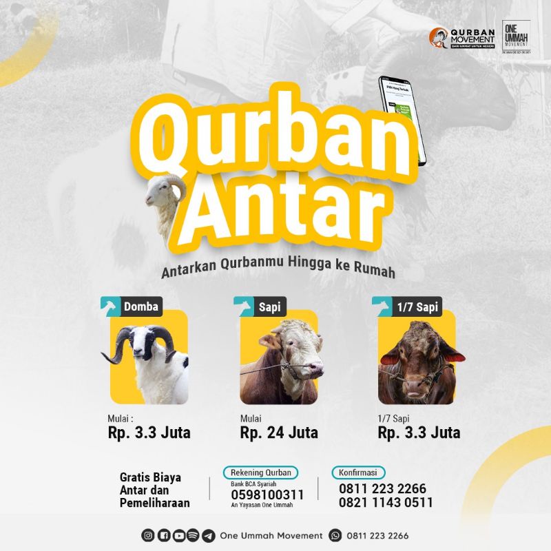 Qurban Antar (qurban sapi Bandung)