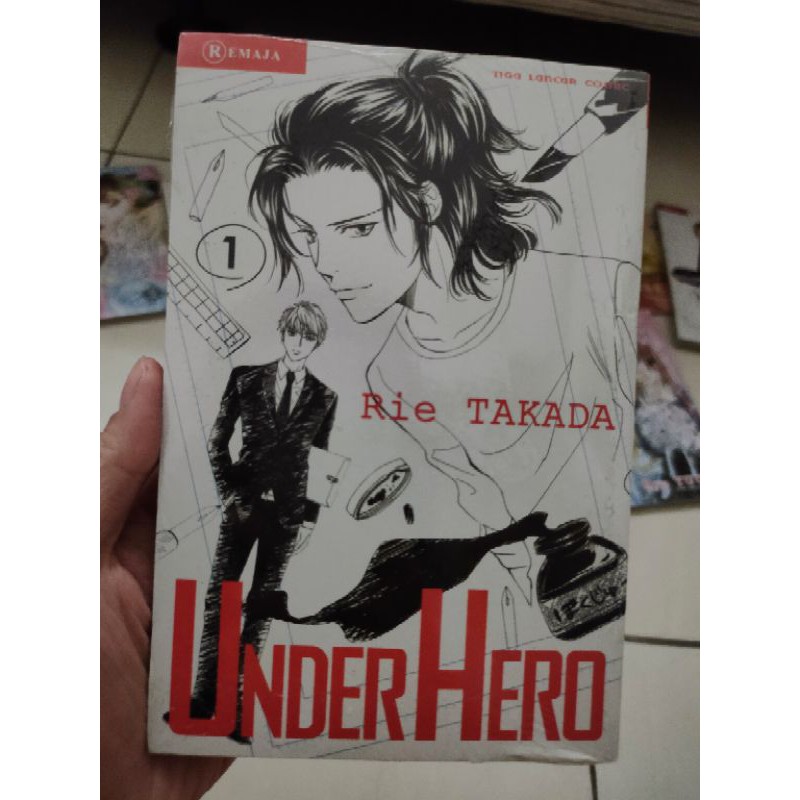 buku komik under hero rie takada volume 1 remaja tiga lancar comic romantis segel new original