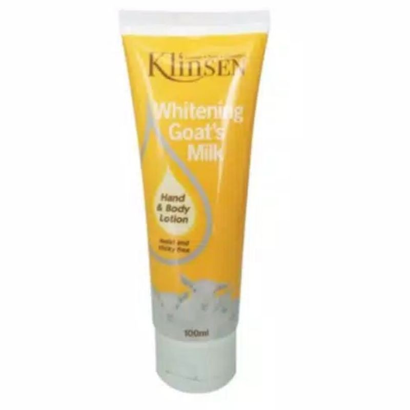 Klinsen Hand & Body Lotion Whitening Goat Milk 100 ml