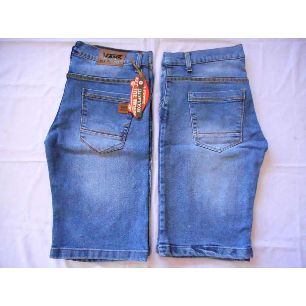 Celana jeans pendek vans of the wall size 27-38