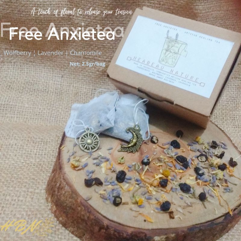 

ARTISAN TEA | Free Anxietea | Teh Lavender Chamomile Wolfberry