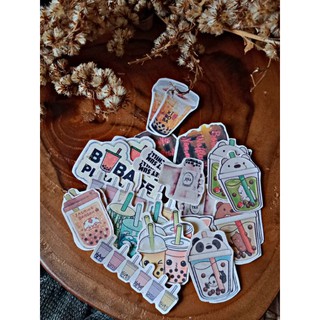 NO GLOSSY STIKER TUMBLR AESTHETIC 45 PCS STICKER ESTETIK RETRO UNIK