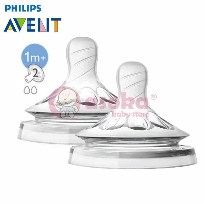 Philips Avent Natural Nipple 1m+ isi 2pcs SCF652/23 ASOKA