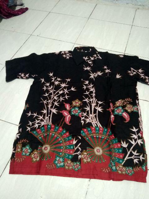 Couple Batik Kipas Seragam Atasan Kantor