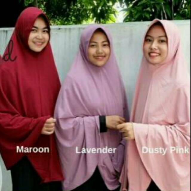 Bergo Jersey polos/Bergo syari/jilbab Jersey polos