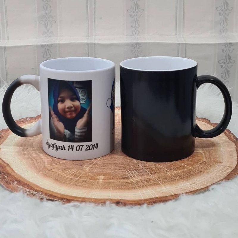 Mug Kramik Desain Custom Kata dan Poto desain suka suka