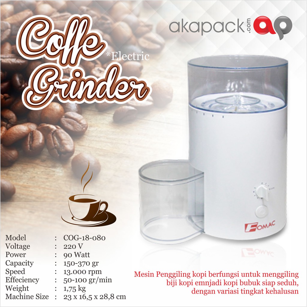 Coffe Grinder electric / mesin penggiling kopi listrik / penggiling kopi / mesin kopi FOMAC