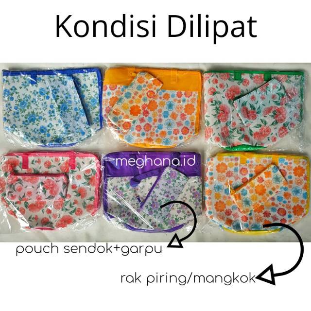 Tas Piring + Sendok dan Garpu SET -ALEXAGROSIR